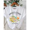 Camiseta Estética Costa Amalfitana Italia Camiseta de Limones Harajuku Camisetas Italian Spritz Ropa Estética de Playa Top Y2k de Moda