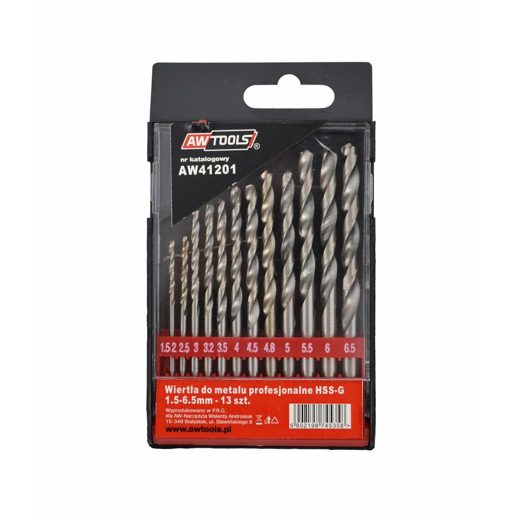 AW Tools Twist Drill Bit Set (Pack of 13)