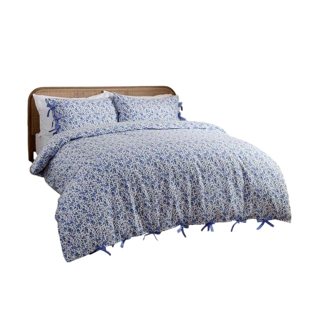 Wylder Hannah Reversible Cotton Floral Duvet Cover Set