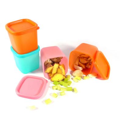 230ML Mini Food Container with Airtight Lid Food Grade Refrigerator Oven Safe Multifunctional Freshness-keeping Storage Box Holder Kitchen Supplies