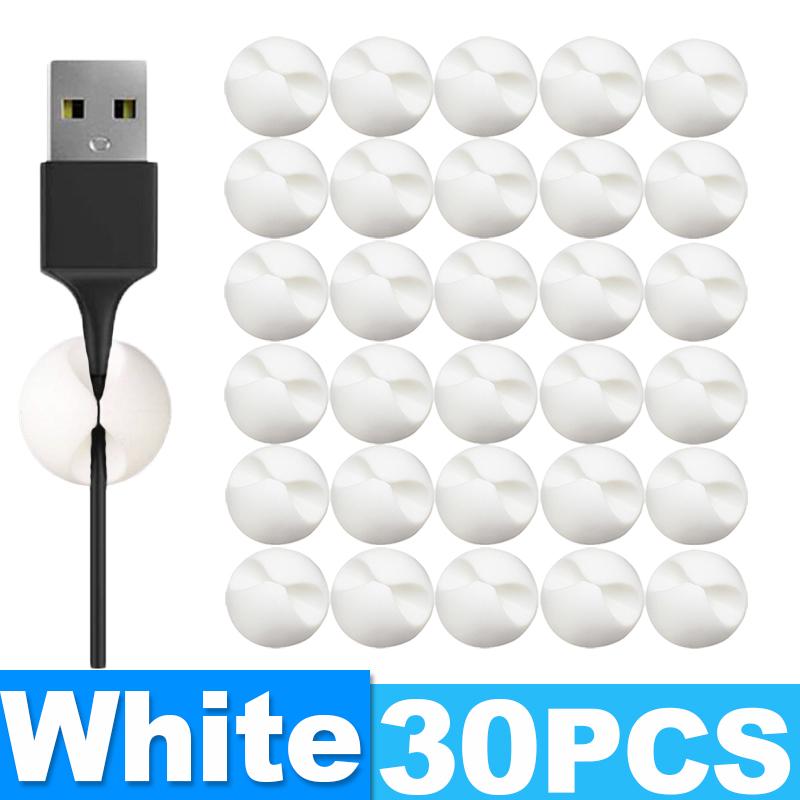 Mini Cable Clips Silicone Car Dash Desktop Wire Tidy Organizer Cable Winder Cord Charger Holder Auto USB Data Line Fixed Clasp