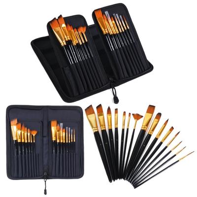 15 Teile/sätze von Ölgemälde Pinsel Liefert Aquarell Leinwand Paket Ölgemälde Set Ölgemälde Pinsel