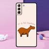 Capybara  lovely animal Phone Case For Samsung Galaxy S25 Ultra S23 S20 S21 S22 S24 FE S9 S10 Plus S24 Ultra Cover