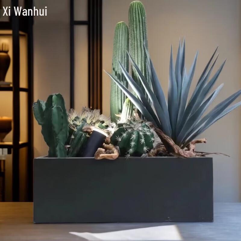 Xiwanhui Outdoor Fiberglass Rectangular Planter