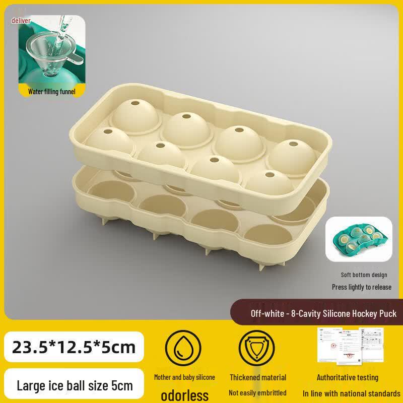 Food-Grade Silicone Large Round Ice Ball Mold