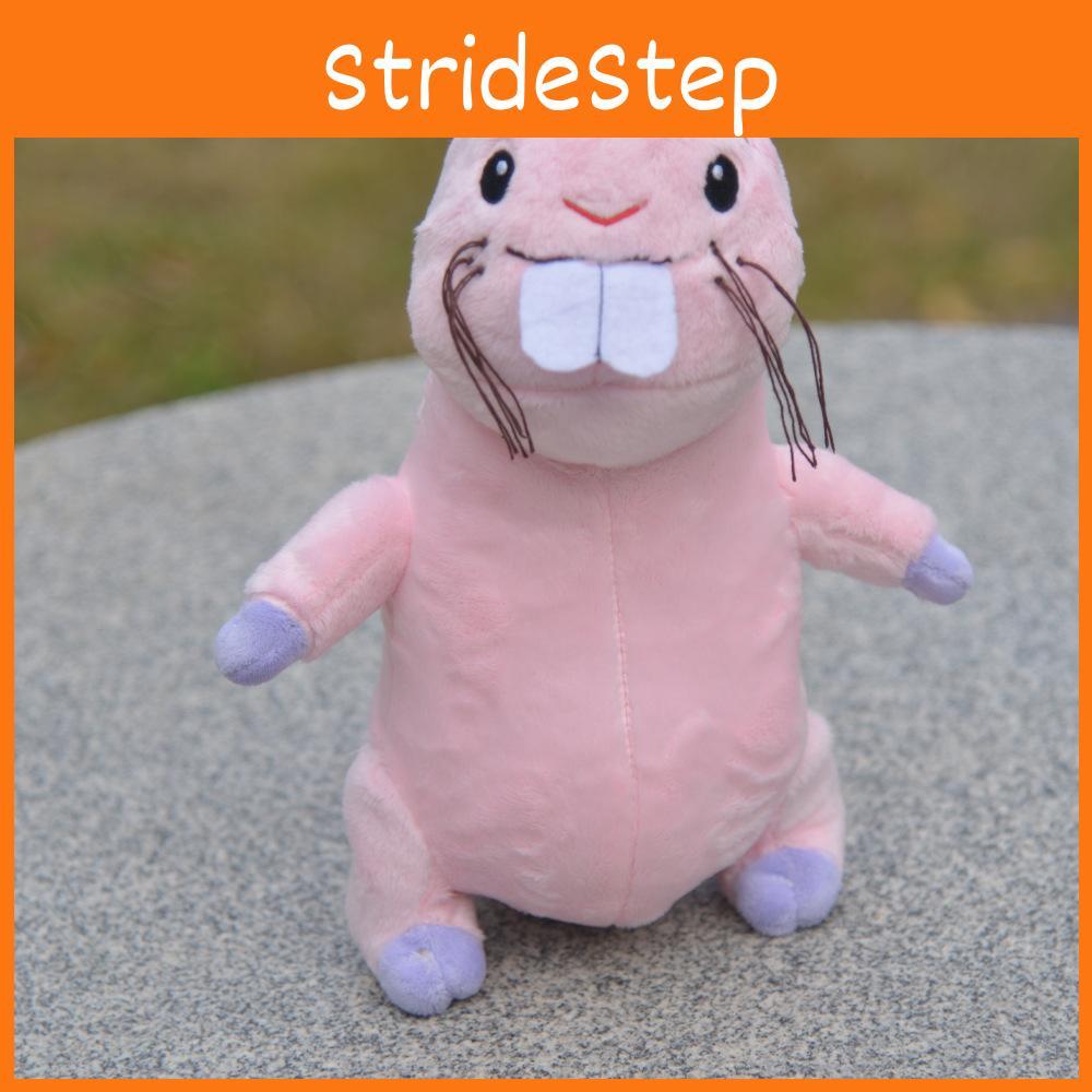 Pink Big Teeth Marmot Plush Toy Cartoon Stuffed Animal Doll Cute Decoration