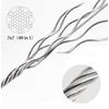 1SET 304 stainless steel suspension single double hook adjustable height insurance lighting anti-drop anti-lock wire