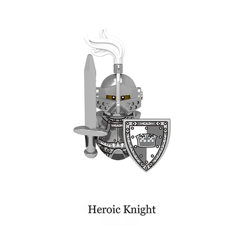 Mittelalterliches Drachenkönigreich Soldaten Held Ritter Bogenschütze Antike Militärfiguren Modellbausteine Kinderspielzeug Jungen Geschenke