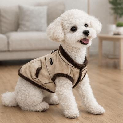 Warm Thicken Dog Coat Comfortable Dog Vest Jacket Fashion Velvet Dog Clothing Daily Use