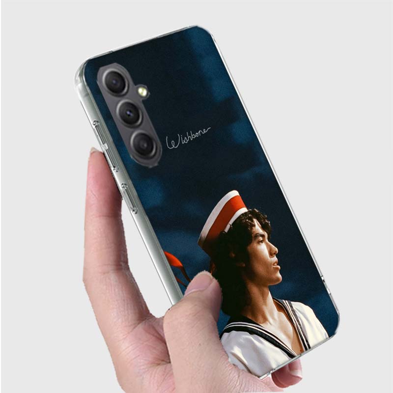 C-Conan Gray Wishbone Phone Case for Samsung A16 A26 A36 A56 A17 A37 A57 A07 A06 A02S A03 A04S A05S Galaxy Note 20 10 A50S A71 A