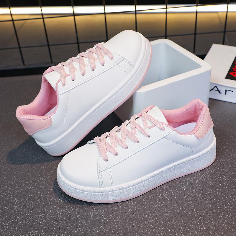 Little White Shoes Men's and Women's Versatile Breathable Board Shoes Summer New Casual Sports Shoes Heightening Platform Casual Net Shoes