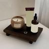 Holz-Aromatherapie-Parfümtablett Rechteckiger Schlüsselhalter Retro Schmuckaufbewahrungstablett Schminkaufbewahrung