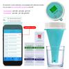 6-in-1 Smart Pool Water Tester Digital Display IP67 Waterproof Bluetooth-compatible PH/Chlorine/ORP/EC/TDS/Temperature Meter