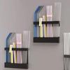 Storage Rack Transparent Acrylic Straw Holder with Drain Hole Adjustable Height Adhesive Tape Straw Organizer