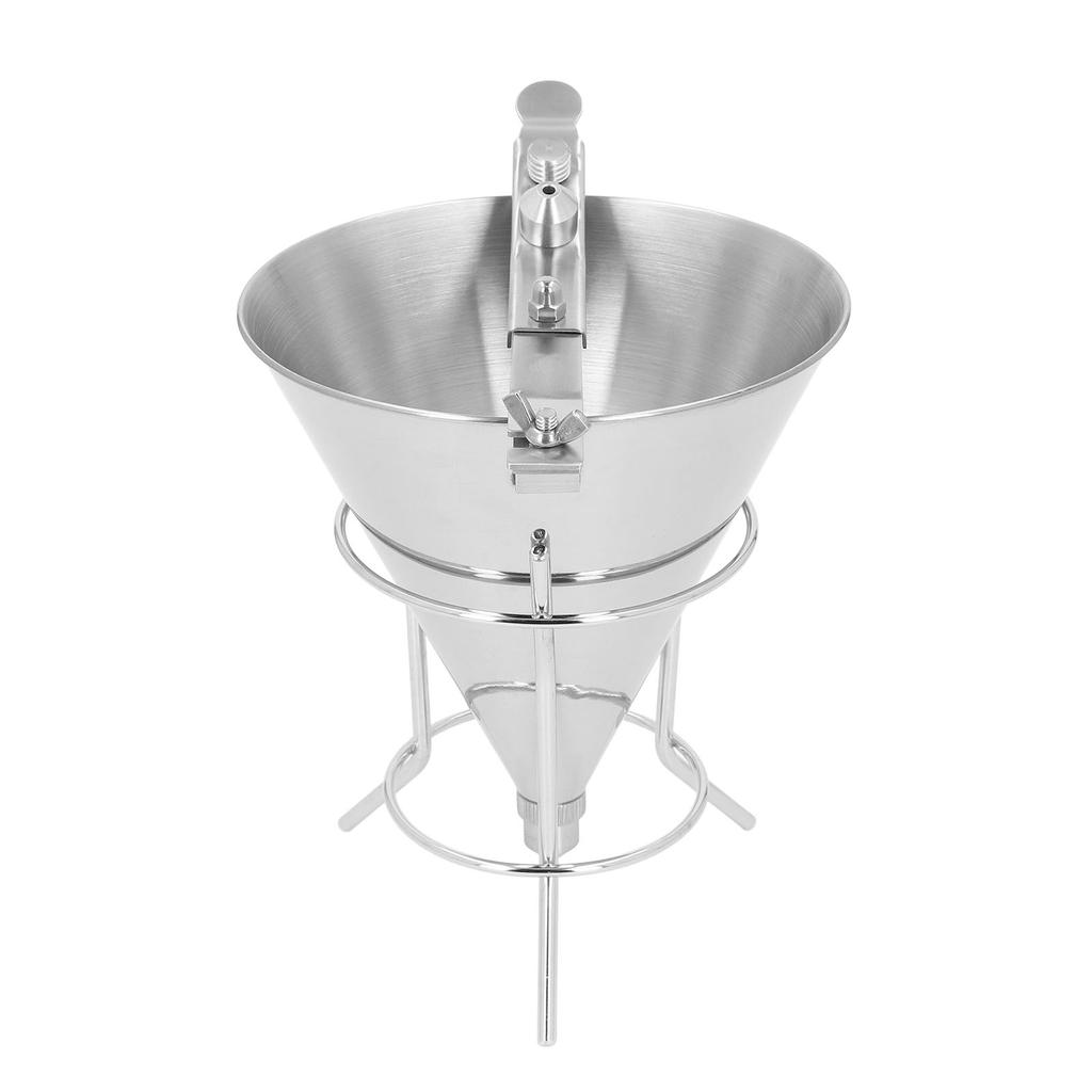 Konfekttülle mit Ständer Edelstahl Backtrichter Kuchen Dekorierwerkzeug für Zuhause Gewerblich