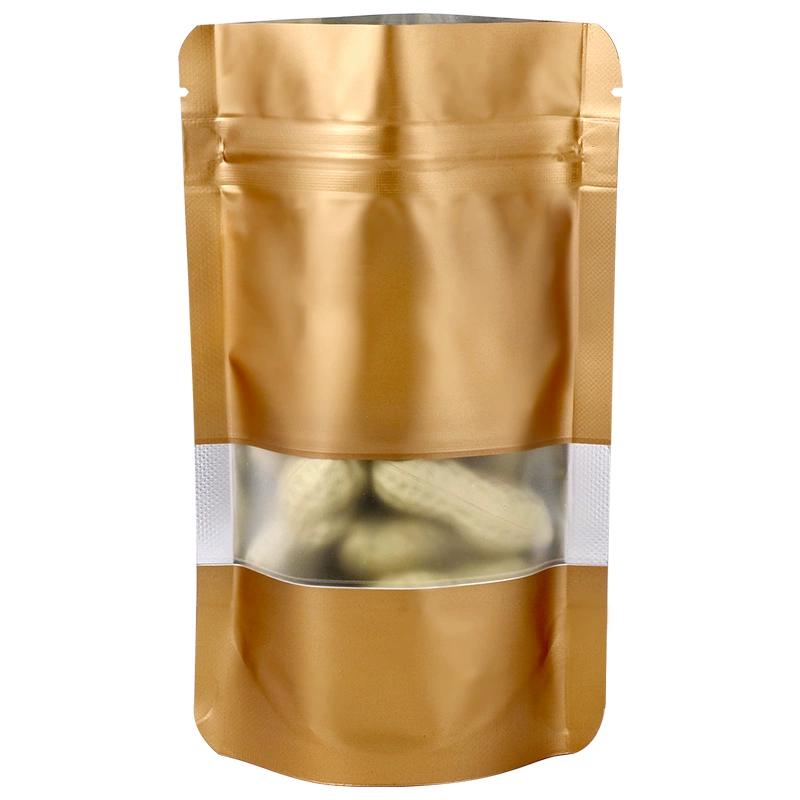 Window Independent Aluminum Foil Sealed Bag, Color Moisture-proof and Light Proof Flower Tea Nut Packaging Bag,  Candy and Snack Sealed Bags