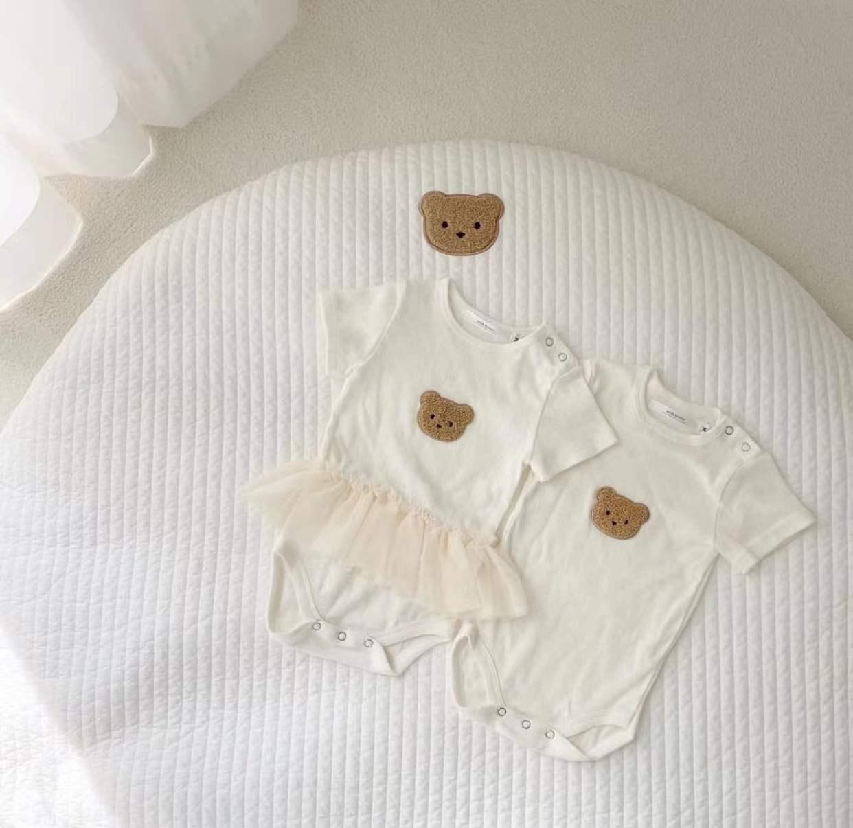 

Моющийся круглый коврик для ползания для малышей с изысканной вышивкой - Идеально подходит для детской палатки Diameter 85cm