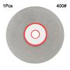 Diamond Coated Flat Lap Disc for Crystal Agate Jewel Polishing 4 80 2000# Grit