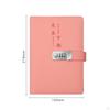 Confidential Notebook with Security Mechanism, Leather Journal Locked By Code