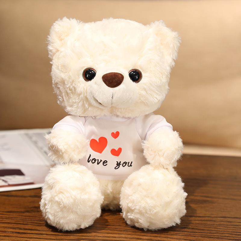 Niedlicher Rosenbär Teddybär Puppe Plüschtier Liebe Umarmung Bär Puppe Geburtstagsgeschenk