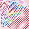 Color Little Star Sticker Red Love Crystal Three-dimensional Children's Reward Sticker Kindergarten Baby Puzzle Handmade