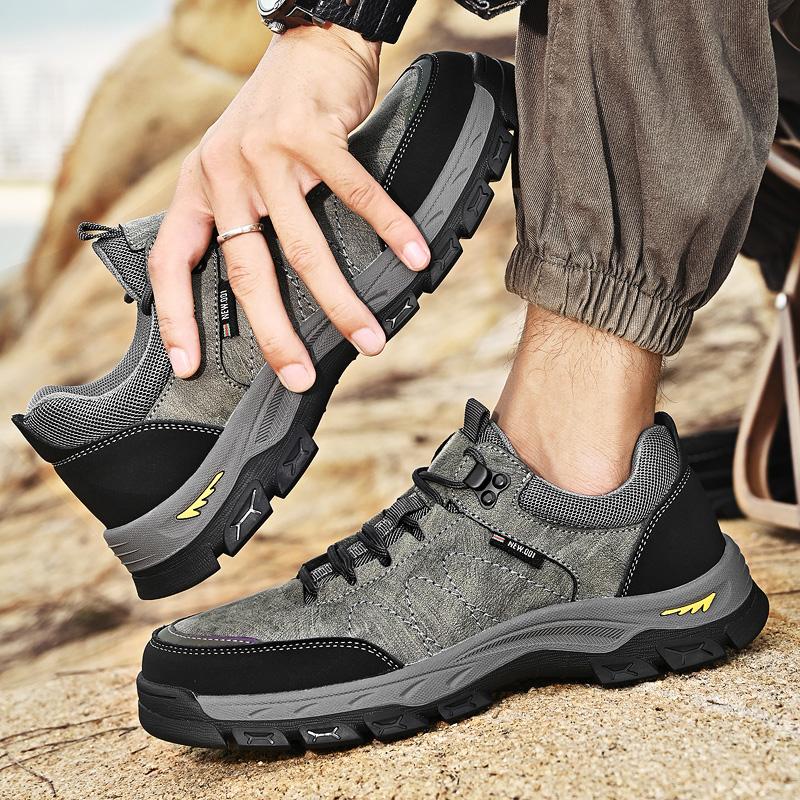 Fashion Men's Shoes lace up Fashion Outdoor Casual Shoes Men Flats Shoe Comfortable Genuine Leather Men Shoes men footwear