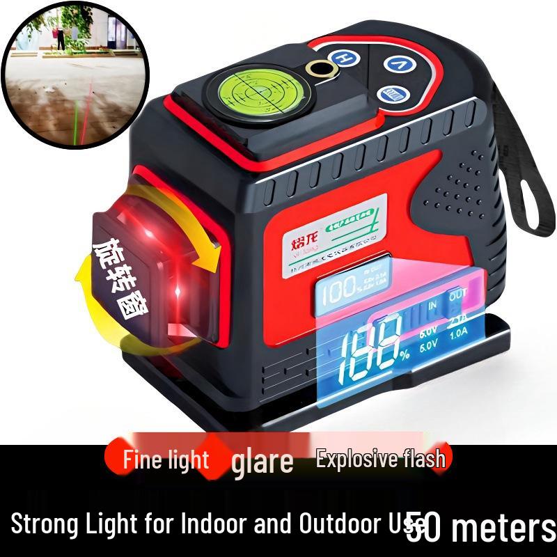 2024 Outdoor High-Precision 16-Line Automatic Red Laser Level