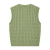 ELLE KIDS Girls' V-Neck Cable Knit Vest