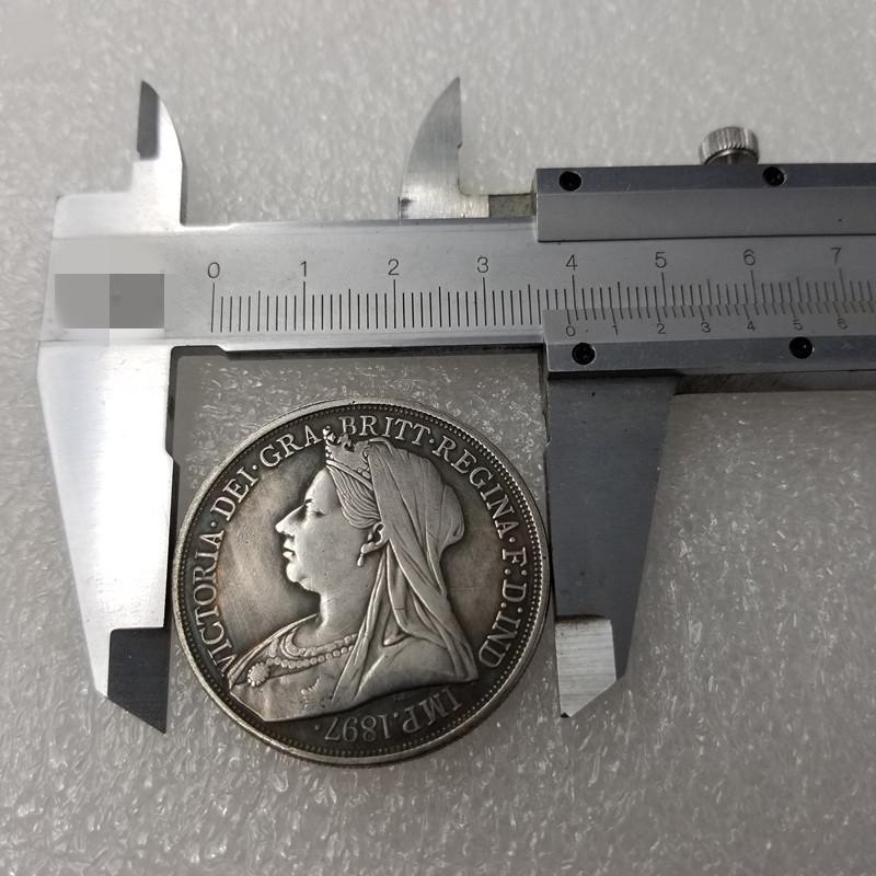 1897 Großbritannien Königin Victoria Gedenkmünze Sammlerstück