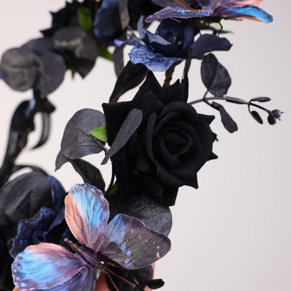 Fashion Simulation Flower Headband Exquisite Cosplay Headband Halloween Headband  Theme Party