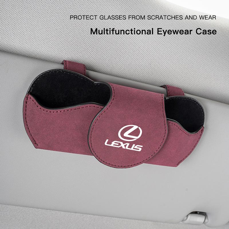 Car Interior Sun Visor Glasses Clip Sunglasses Box For Lexus F SPORT GX460 Ct200h IS250 ES 220D IS200 Fsport GS GX IS LS LX NX