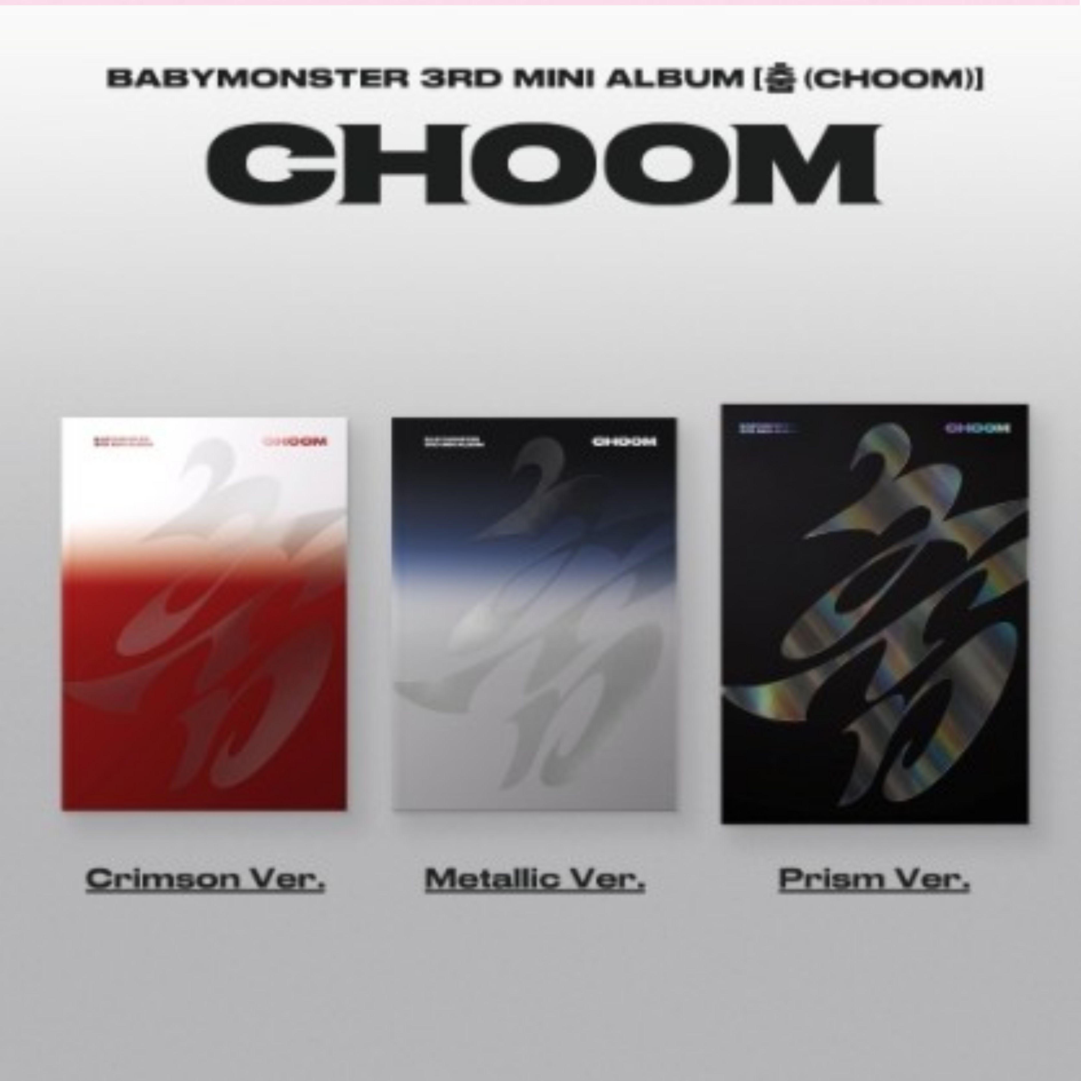 BABYMONSTER – 3rd Mini Album [CHOOM] Crimson Ver.