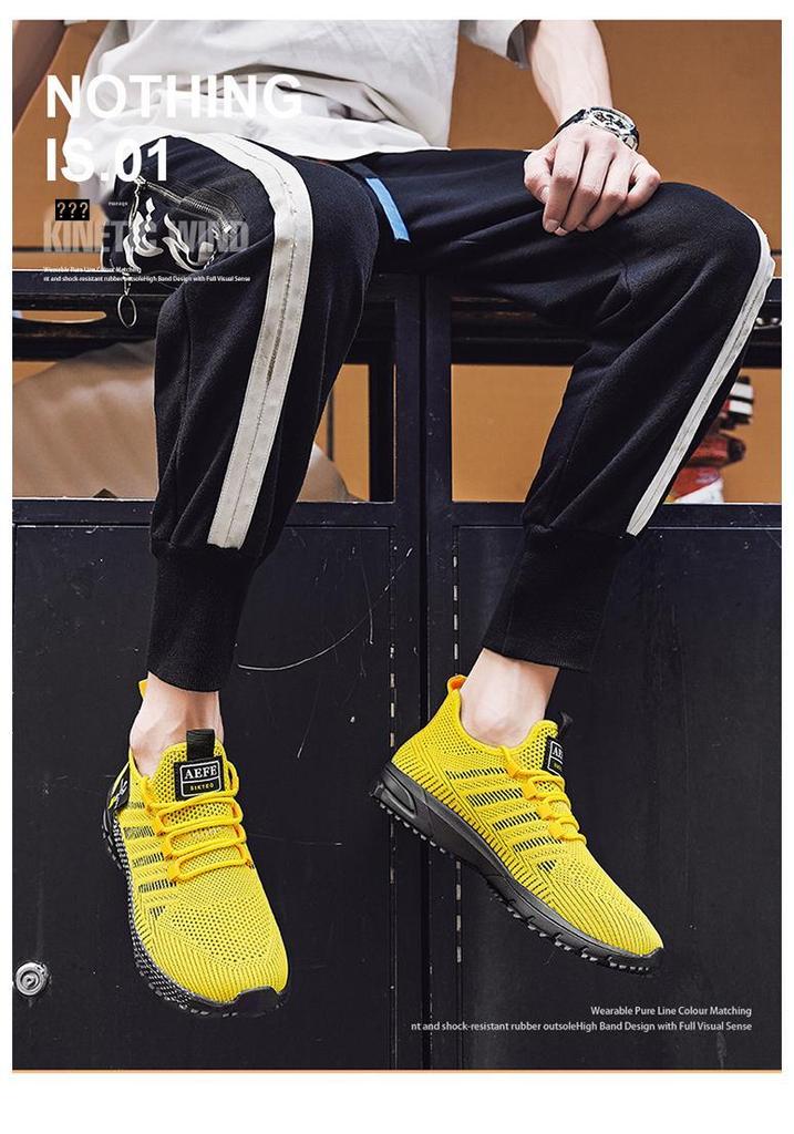 2025 Men's Trendy Casual Running Shoes - Lace-up Outdoor Fashion Sneakers