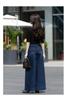 New Plus Size High-Waisted Wide-Leg Jeans for Women - Spring/Summer Loose, Slimming, 9/10 Length
