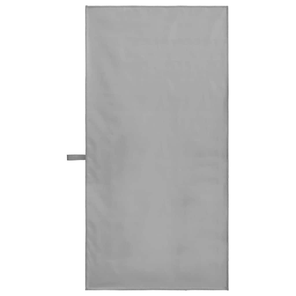Sports Towels 2 Pcs Dark Grey 100 X 50 Cm