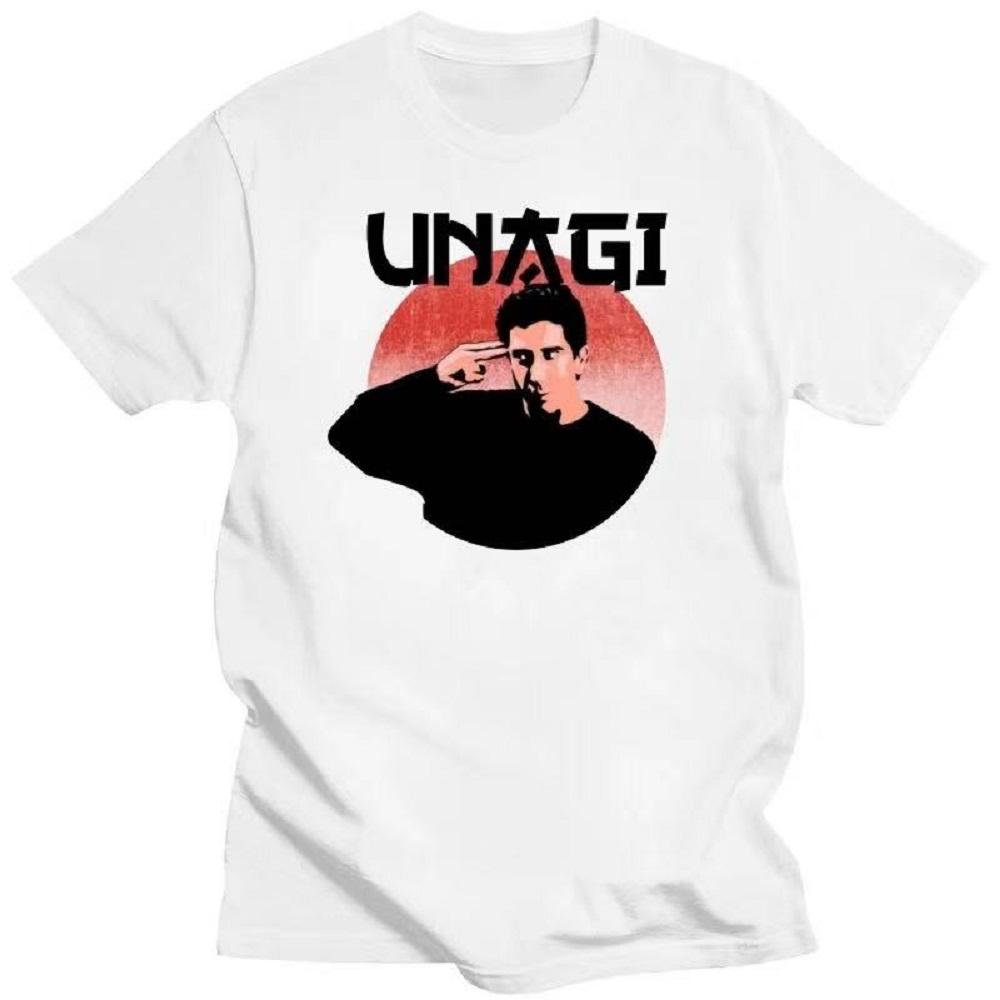 Harajuku Unagi Dojo Ross From Friends Tv Print Aesthetic Unisex Women  Tops Hight Quality Cotton Funny Summer TShirt 80164 S
