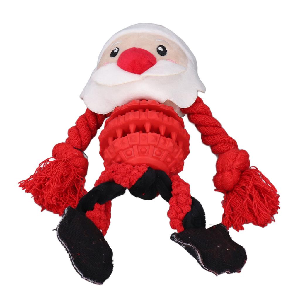 Dog Christmas Toys Funny Interactive Educational Holiday Theme Cute Dog Chew Bite Squeaky Toys for