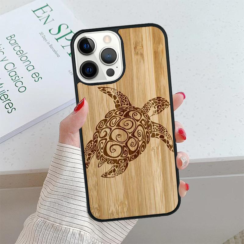 Natural Bamboo Wood Phone Case For iPhone 17 Air 15 16 16e 14 13 Pro Max Coque 12 11 Pro Max PLUS Mobile Fundas Cover