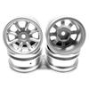 Kingfly Ultra-Lightweight Aluminum Alloy Wheel Frames for Tamiya Mini Cooper Reinforced Wheels (4-Pack)
