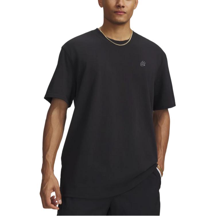 

Under Armour Мужская футболка с коротким рукавом, легкая, дышащая, однотонная, свободного кроя, для тренировок и бега, топ 6009779-001 S