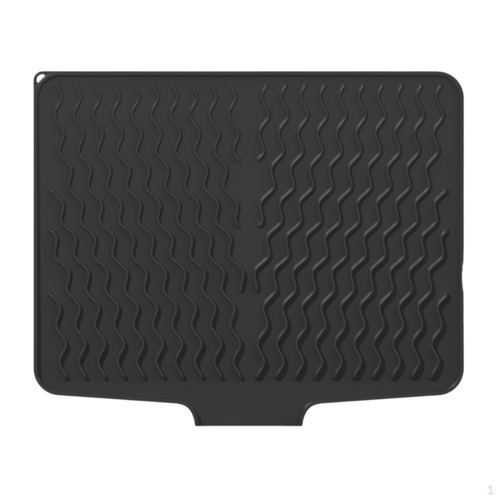 Силиконовый коврик для сушки посуды Противоскользящий коврик-дренажер для кастрюли Домашняя столешница 1664₽