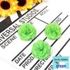 Retro Carnation Fake Flower Hairpins and Brooches - Handmade Hair and Clothing Accessories