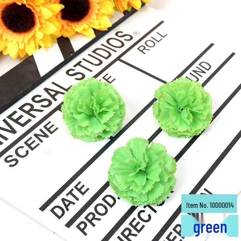 Retro Carnation Fake Flower Hairpins and Brooches - Handmade Hair and Clothing Accessories