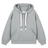 2025 Autumn/Winter Unisex Loose Casual Henley Hoodie Jacket
