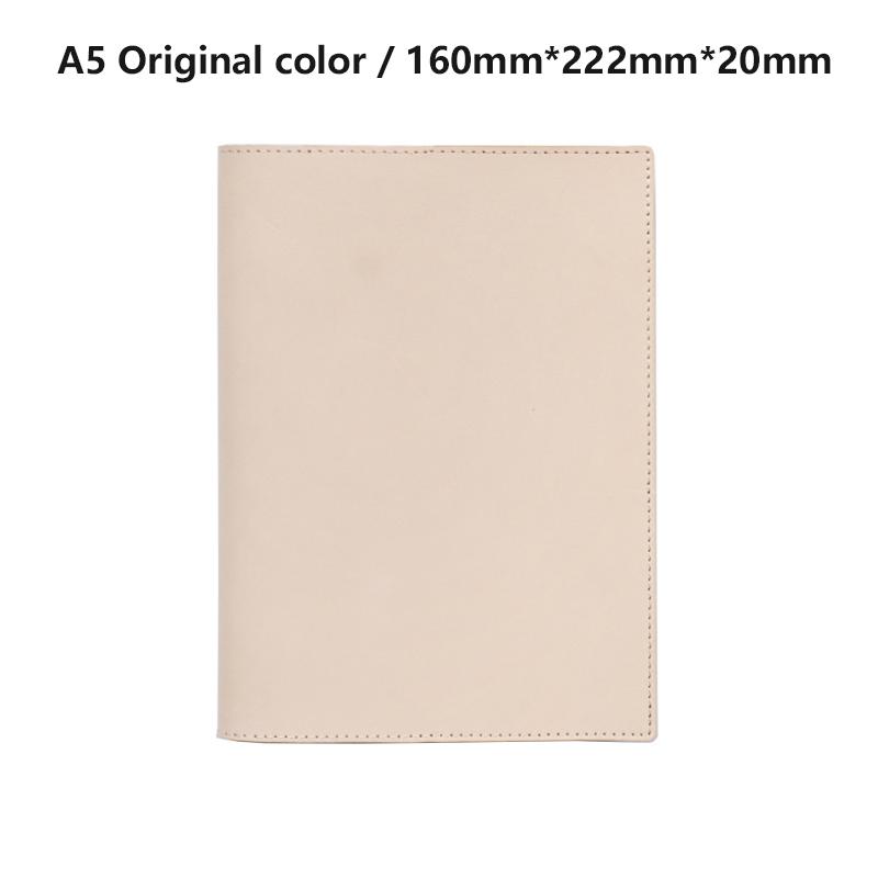 Custom Logo A5 Notebook Genuine Leather Vintage Business Gift Planner with Spiral Style Pen Holder Christian Journal