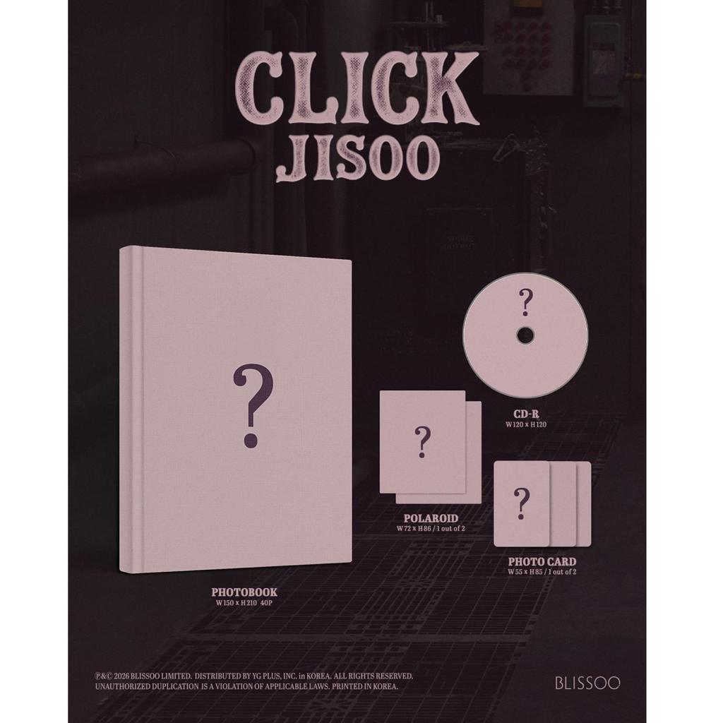 [POB] JISOO (BLACKPINK) [CLICCA] Album Singolo (FOTOLIBRO ver.)