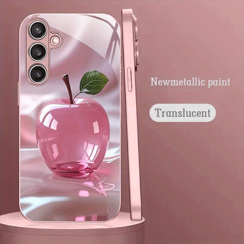 Cherry Painted Hard Phone Case For Samsung S25 Ultra S26 S24 S23 S22 S 25 Plus S21 S20 FE Cases Tempered Glass Back Cover Funda