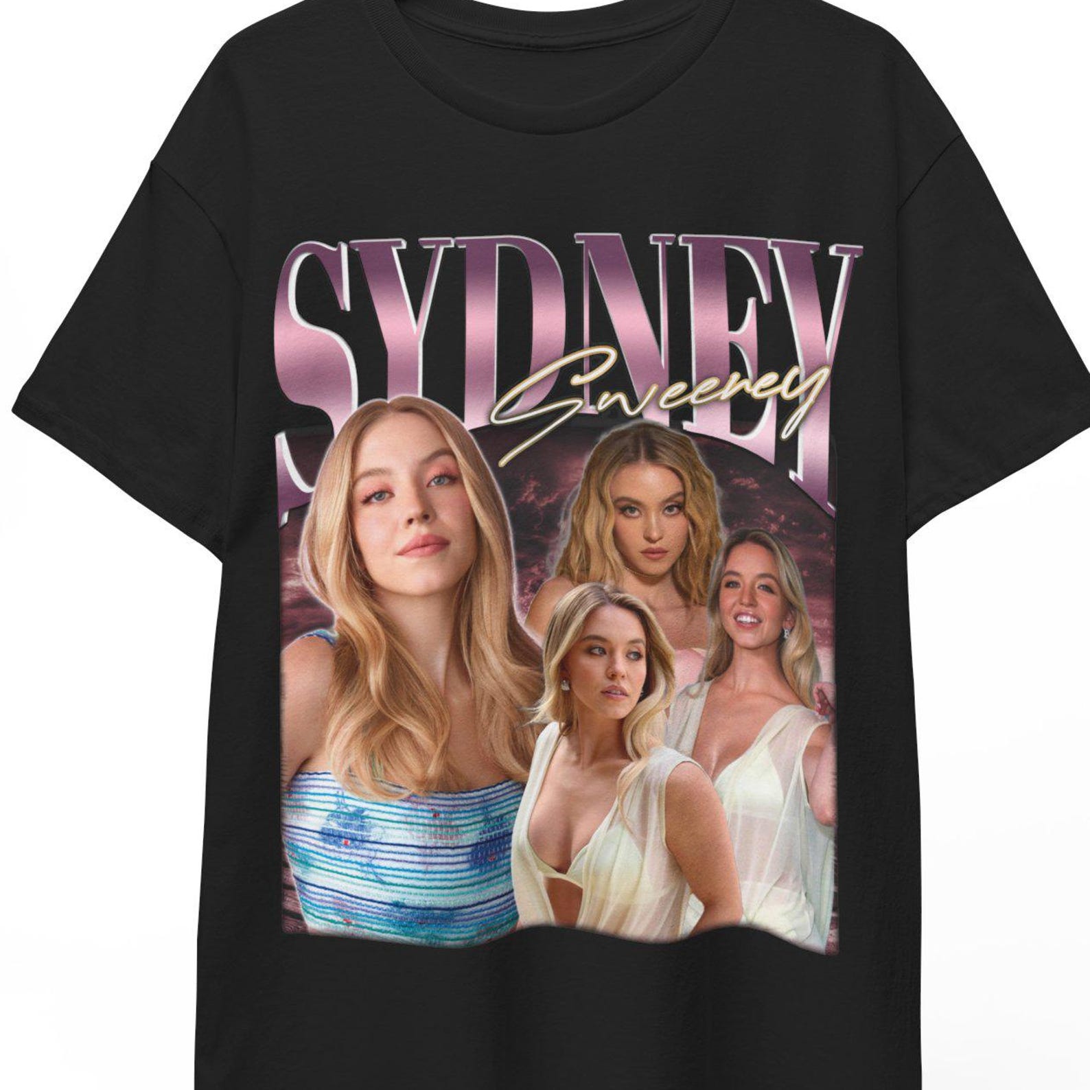 Sydney Sweeney, Sydney Sweeney Shirt, Sydney Sweeney Vintage Tshirt, Sydney Sweeney Fan Tees, Sydney Sweeney Movies, Sydney Sweeney Gift Tee L