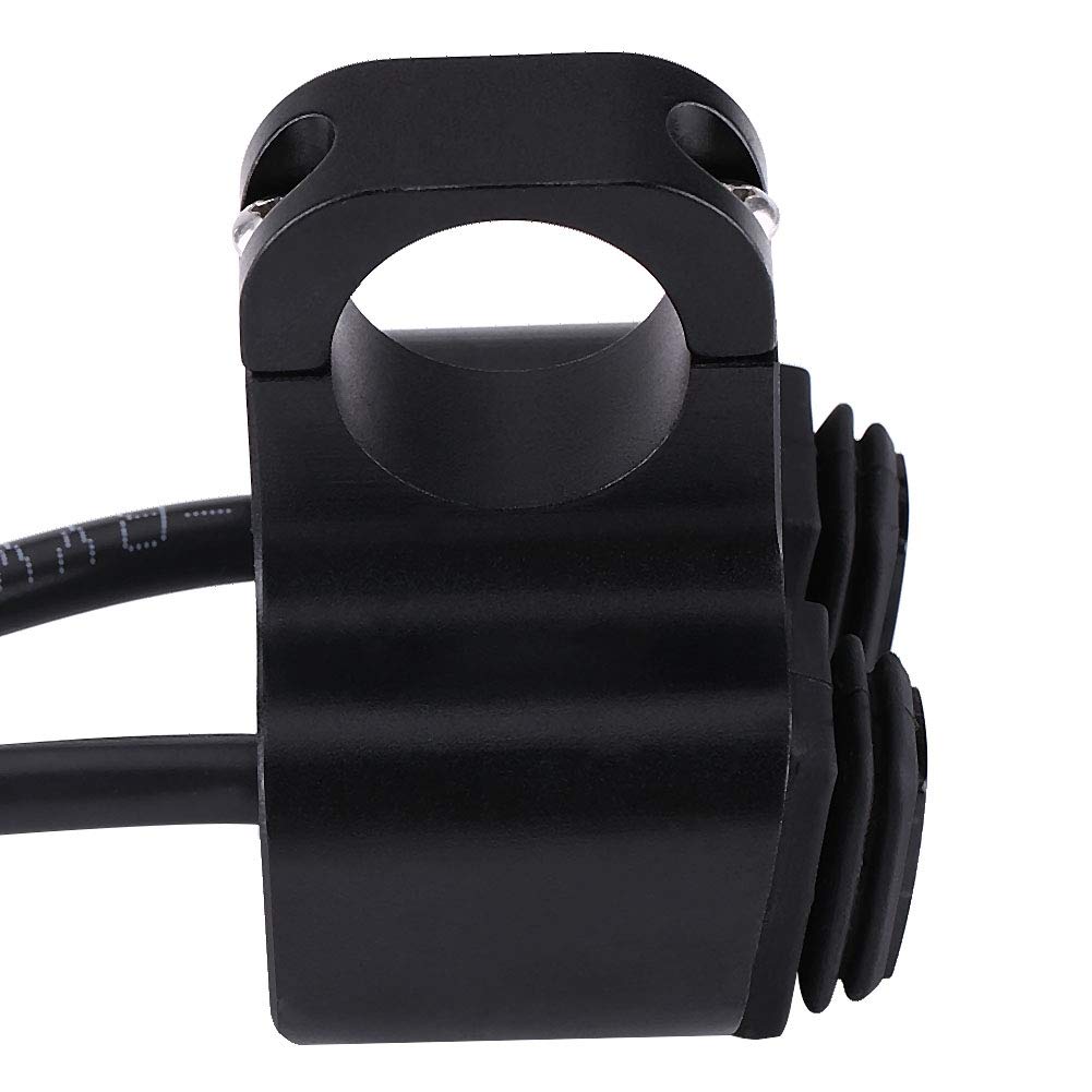 Motorcycle Handlebar Switch Control 7/8inch 3 Way On/Off Double Headlight Spotlight Control Button Ignition System Supplies Dual 3 Way Motorcycle