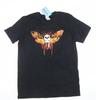 Gildan Men's Black Skull Graphic Ring Spun Cotton T-Shirt Medium